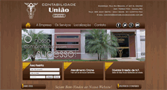 Desktop Screenshot of contabilidadeuniaoro.com.br